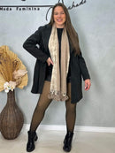 Sobretudo Lã Batida Giada Pellini Safira