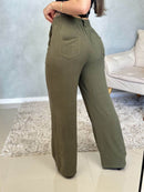 Calça Pantalona Linho