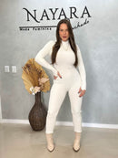 Macacão Longo Modal - Com Abertura Para Dedo