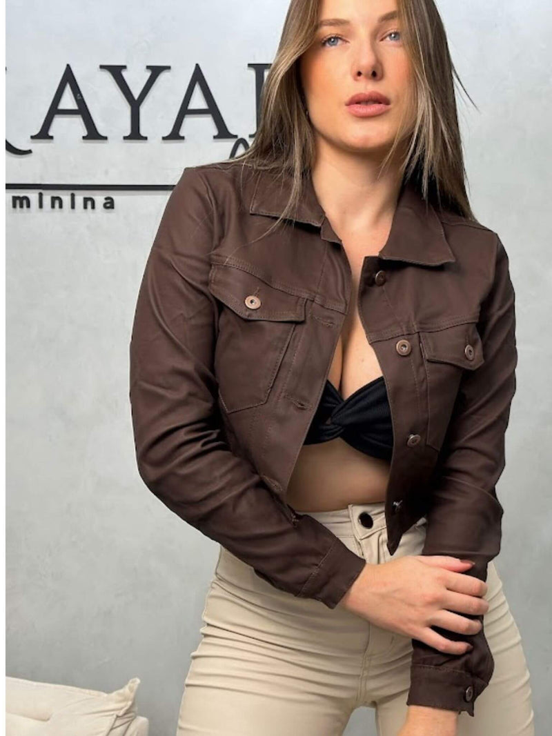 Jaqueta Jeans Resinada Optimist