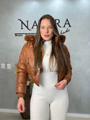 Jaqueta Urban Warm - Courino Com Capuz Removível