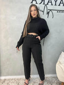 Calça Alfaiataria Cinto - Loja Nayara Machado