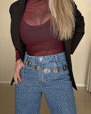 Blazer Feminino Alongado de Alfaiataria