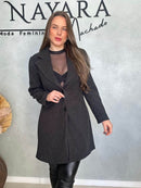 Sobretudo Lã Batida Giada Pellini Safira