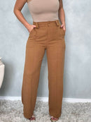 Calça Pantalona Linho