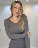 Blusa Térmica Canelado Warm 2, vista frontal