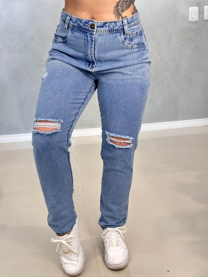 Calça Jeans Mom M. Estilosa