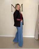 Blazer Feminino Alongado de Alfaiataria