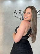 Cropped Renda de Poliamida ZigZag - Loja Nayara Machado