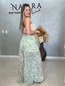 Max Pantalona Floral Aurora - Chiffon