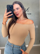 Body Canelado Premium - Compressão