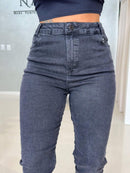 Calça Mom Jeans Com Elastano - Destonada ( 46/48)