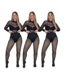 Meia-calça térmica com calcinha modeladora em foto de caimento
