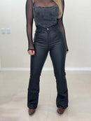 Calça Jeans Resinada Optimist Flare