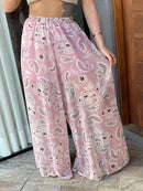 Max Pantalona Floral Aurora - Chiffon