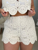 Conjunto Crochê Regata + Short