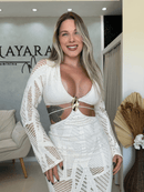 Vestido Jeriquaquara - Macramê de Poliamida