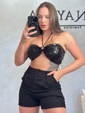 Short Carly (Linho Com Elastano)