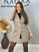 Sobretudo Lã Batida Giada Pellini Safira