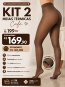 Meia Calça Peluciada Grossa -Marrom