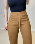 Calça Pantalona de Modal com Elastano