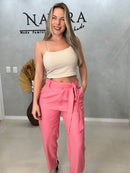 Calça Alfaiataria Liocel Faixa Laço