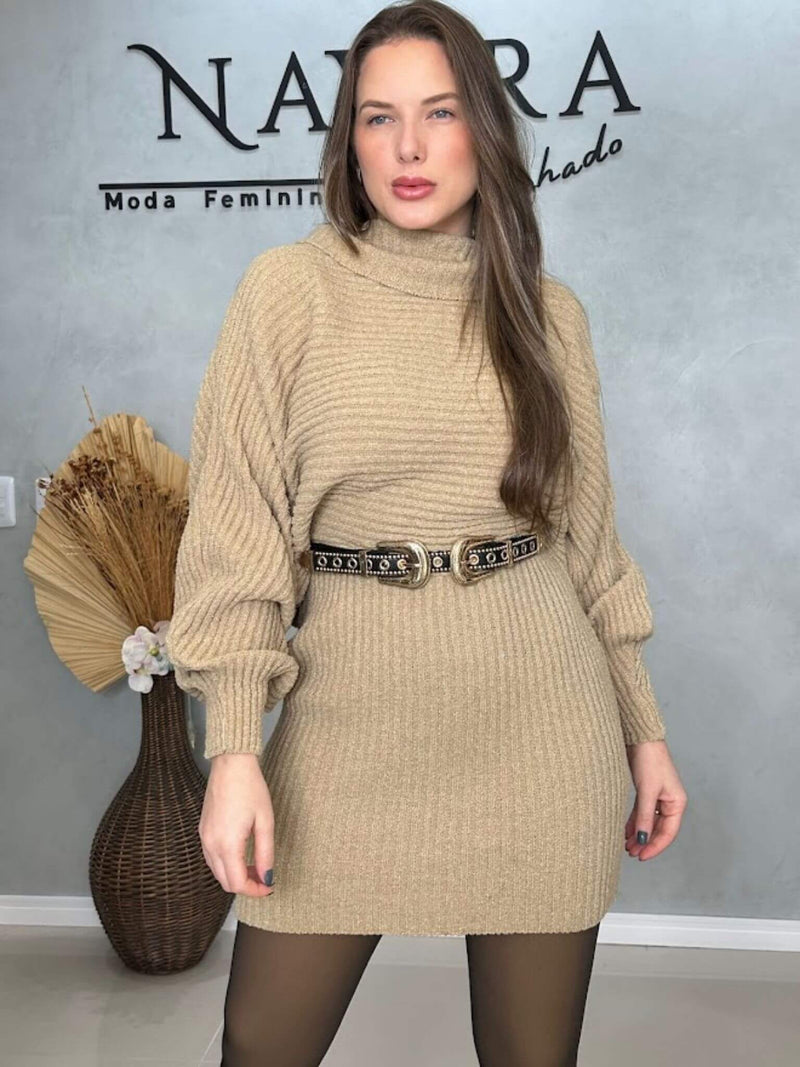 Conjunto Tricot Mousse Saia