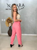 Calça Alfaiataria Liocel Faixa Laço