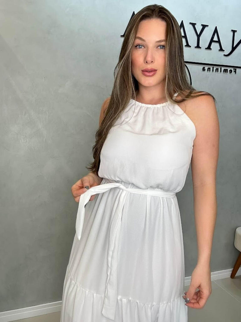 Vestido Bella em Crepe de Seda - Loja Nayara Machado