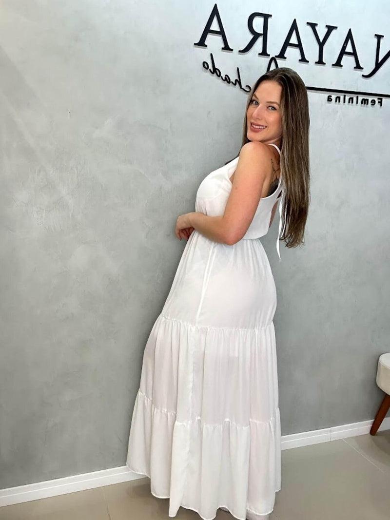 Vestido Bella em Crepe de Seda - Loja Nayara Machado