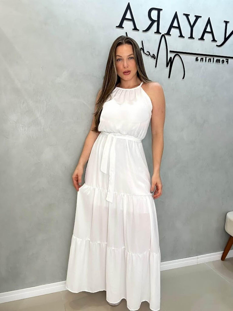 Vestido Bella em Crepe de Seda - Loja Nayara Machado