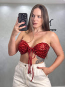 Croppeds Faixa com Paetês