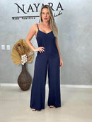 Macacão longo Costas Abertas