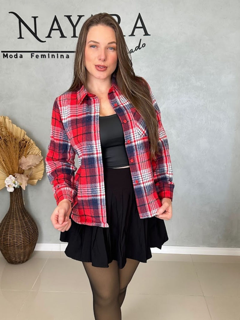 Camisa Xarez Vermelha - Flanelada