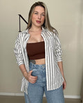 Camisa Max Over Listras