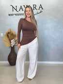 Pantalona Feminina Liberka com Bolsos – Leve e Elegante