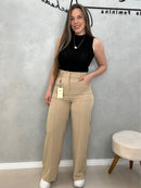 Calça pantalona alfaiataria gelada - Loja Nayara Machado