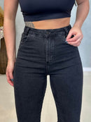 Calça Mom Jeans Com Elastano - Destonada