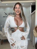 Vestido Jeriquaquara - Macramê de Poliamida