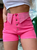 Short Alfaiataria Cós Strass - Loja Nayara Machado