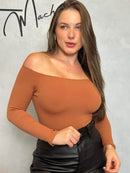 Body Canelado Premium - Compressão