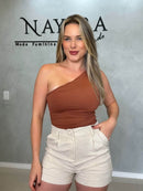 Body Íris - Poliamida Um Ombro Só