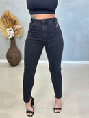 Calça Mom Jeans Com Elastano - Destonada