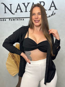 Cropped Transpassado Duplo