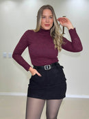 Short Saia Veludo Cotelê