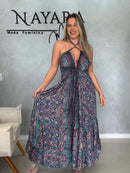 Vestido Indiano Costas em V