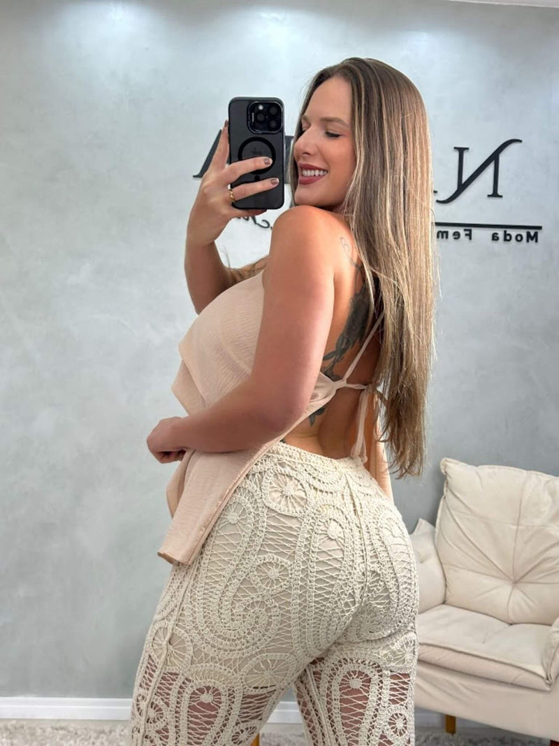 Calça Crochê