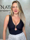 Body Hera - Poliamida Com Dourado